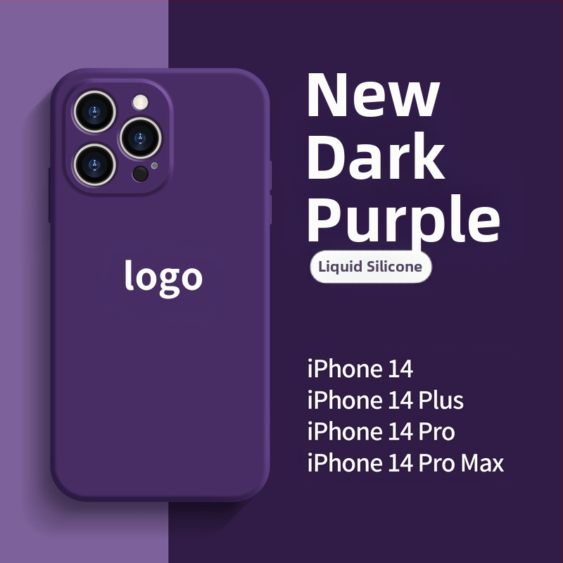 Подходящ за Apple 17Promax Liquid Phone Case Iphone 14Pro Straight Edge Silicone Ultra-Thin All-Inclusive Xr Case.