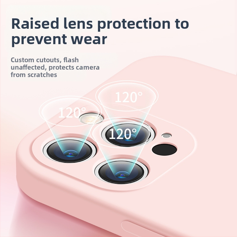 Vhodné pre Apple 17 Promax tekuté puzdro na telefón Iphone 14 Pro rovné silikónové puzdro 13 Ultra tenké puzdro All-Inclusive Xr