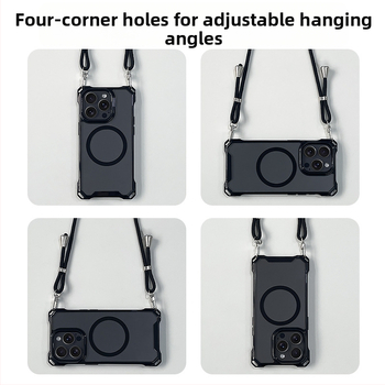 Sobib järgmistele telefonidele: Apple 17 Pro Max telefoniümbris õlarihmaga, iPhone 16 magnetilise imemiskinnitusega, 14 Plus täiskattega, 13 kukkumiskindel, 12