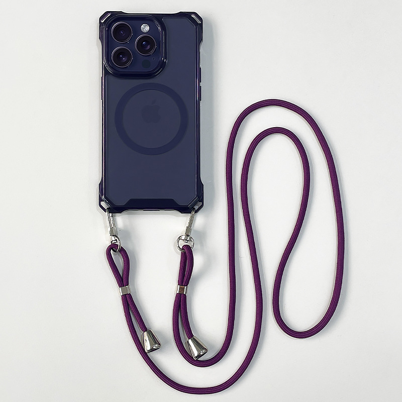 Sobib järgmistele telefonidele: Apple 17 Pro Max telefoniümbris õlarihmaga, iPhone 16 magnetilise imemiskinnitusega, 14 Plus täiskattega, 13 kukkumiskindel, 12