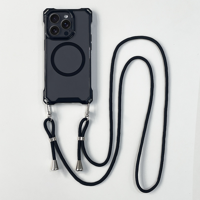 Sobib järgmistele telefonidele: Apple 17 Pro Max telefoniümbris õlarihmaga, iPhone 16 magnetilise imemiskinnitusega, 14 Plus täiskattega, 13 kukkumiskindel, 12