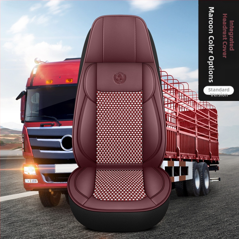 Spetsiaalne istmepadi suurtele veoautodele, perforeeritud nahk, hingav, libisemiskindel, universaalne istmepadi igaks aastaajaks, kõik hinnas, Jiefang Auman Shandeka