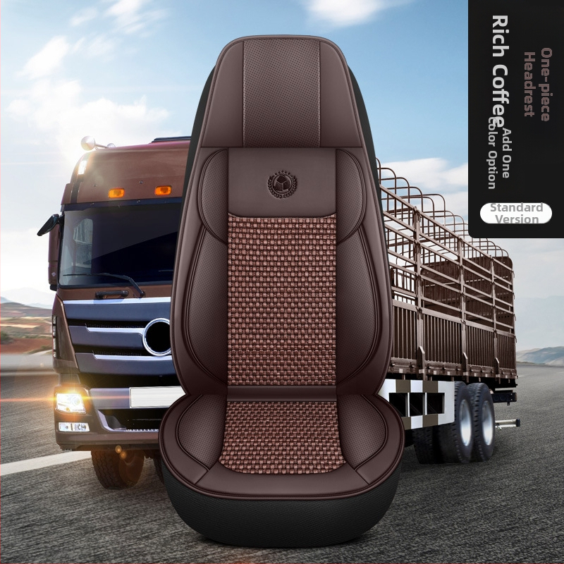 Spetsiaalne istmepadi suurtele veoautodele, perforeeritud nahk, hingav, libisemiskindel, universaalne istmepadi igaks aastaajaks, kõik hinnas, Jiefang Auman Shandeka