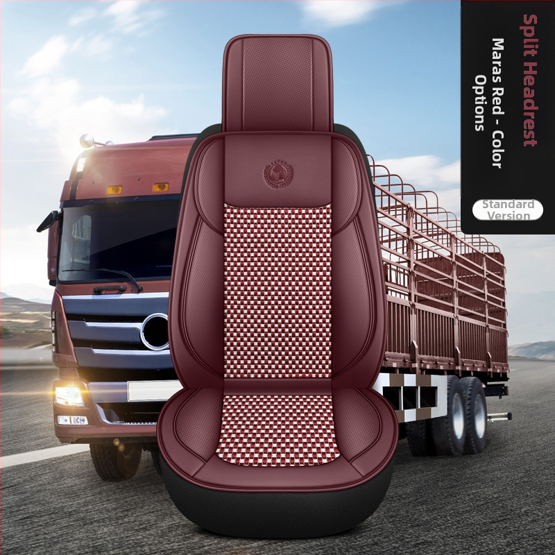 Spetsiaalne istmepadi suurtele veoautodele, perforeeritud nahk, hingav, libisemiskindel, universaalne istmepadi igaks aastaajaks, kõik hinnas, Jiefang Auman Shandeka