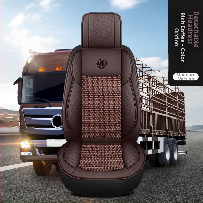 Spetsiaalne istmepadi suurtele veoautodele, perforeeritud nahk, hingav, libisemiskindel, universaalne istmepadi igaks aastaajaks, kõik hinnas, Jiefang Auman Shandeka
