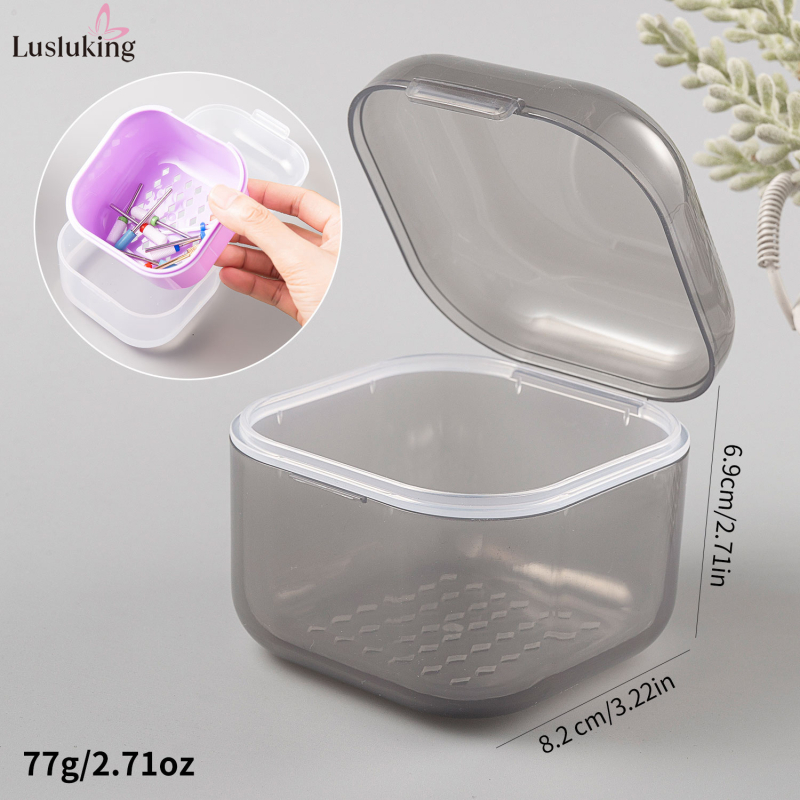 Küüne poleerimispea desinfitseerimis- ja puhastuskast Poleerimispea maniküüri tööriista desinfitseerimiskauss Filtripuhastus Alkoholi leotuskast