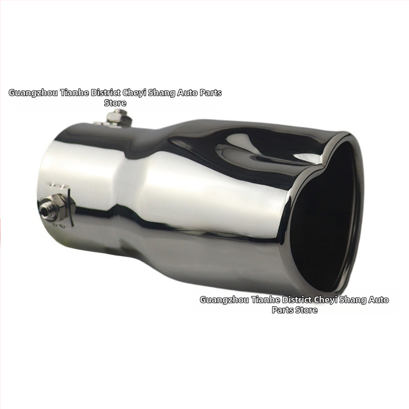 Pārrobežu karsti pārdota automašīna universāla astes kakla sabiezējums sirds formas universāls nerūsējošā tērauda cepts zils izplūdes caurule modificēts izpūtējs