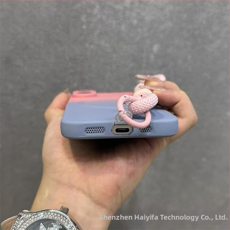 Vhodné pre Apple 17 Promax Gradient magnetické puzdro na telefón iPhone 16 Silikónové matné puzdro na objektív 15 s plným pokrytím a mäkkou fóliou