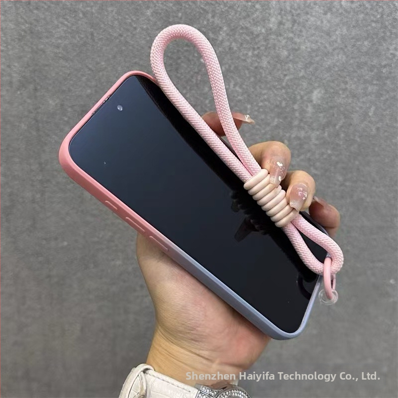 Vhodné pre Apple 17 Promax Gradient magnetické puzdro na telefón iPhone 16 Silikónové matné puzdro na objektív 15 s plným pokrytím a mäkkou fóliou