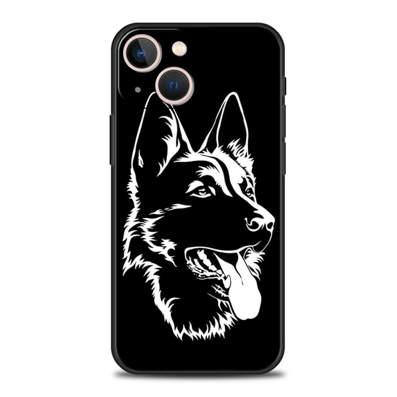 Sobib iPhone16 telefoniümbrisele, väliskaubanduse uus loomade trendikas mees dobermann koera telefoniümbris