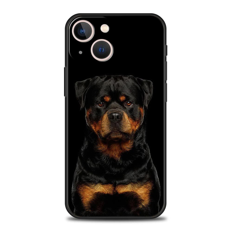 Sobib iPhone16 telefoniümbrisele, väliskaubanduse uus loomade trendikas mees dobermann koera telefoniümbris
