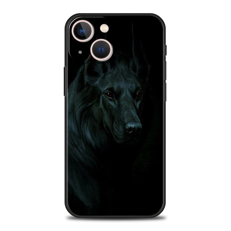 Sobib iPhone16 telefoniümbrisele, väliskaubanduse uus loomade trendikas mees dobermann koera telefoniümbris