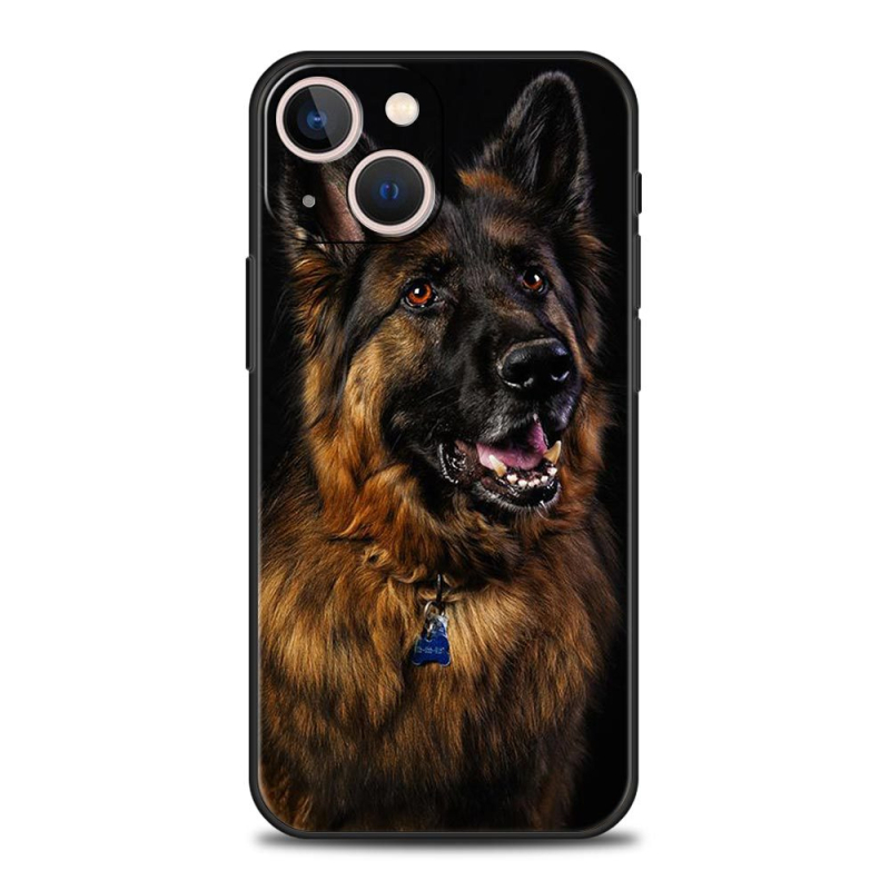 Sobib iPhone16 telefoniümbrisele, väliskaubanduse uus loomade trendikas mees dobermann koera telefoniümbris