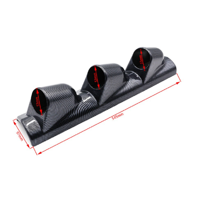 2-tolline (52 mm) auto näidikute raam, modifitseeritud kolme auguga vasakpoolne A-piilar armatuurlaua kronsteini, parempoolne A-piilar armatuurlaua katte külge