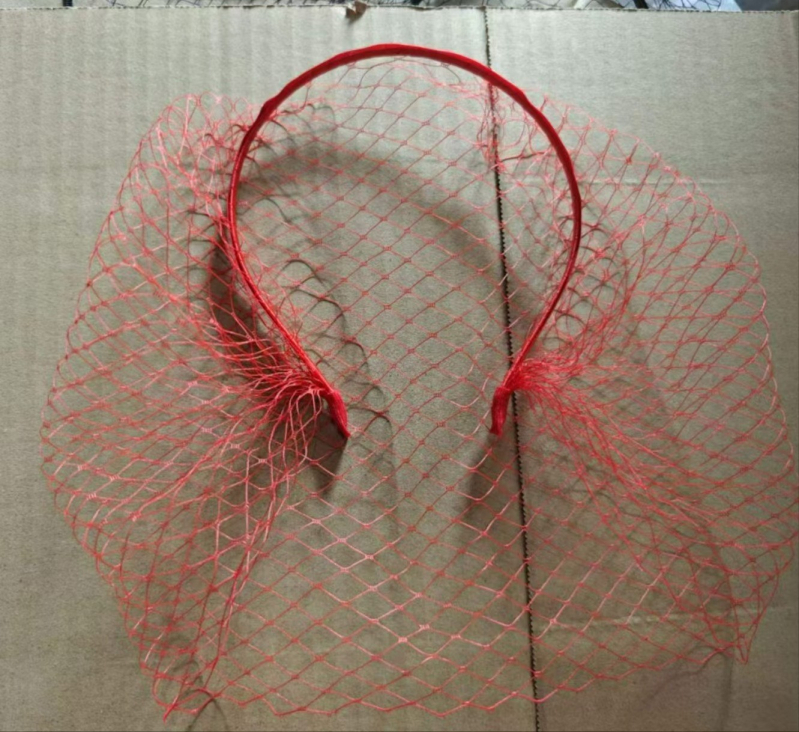 Amazoni juukseaksessuaarid, vintage-stiilis võrkmustriga juukseaksessuaarid, lipsuga looriga juuksekaardid, ballile pulmapeole mõeldud peakatted