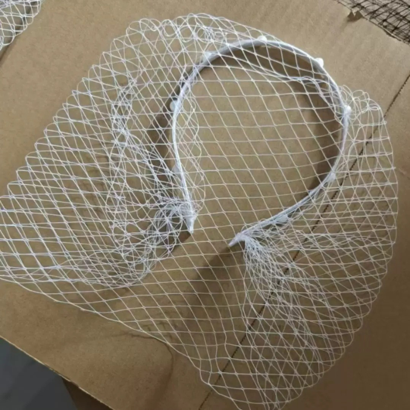 Amazoni juukseaksessuaarid, vintage-stiilis võrkmustriga juukseaksessuaarid, lipsuga looriga juuksekaardid, ballile pulmapeole mõeldud peakatted