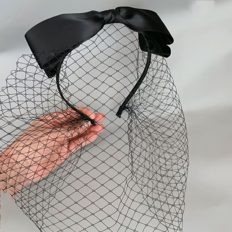 Amazon Dodaci za kosu Vintage mrežasti dodaci za kosu Mašna Veo Čestitke za kosu Maturalna večera Vjenčanje Zabava Pokrivala za glavu