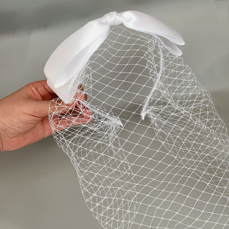 Amazoni juukseaksessuaarid, vintage-stiilis võrkmustriga juukseaksessuaarid, lipsuga looriga juuksekaardid, ballile pulmapeole mõeldud peakatted