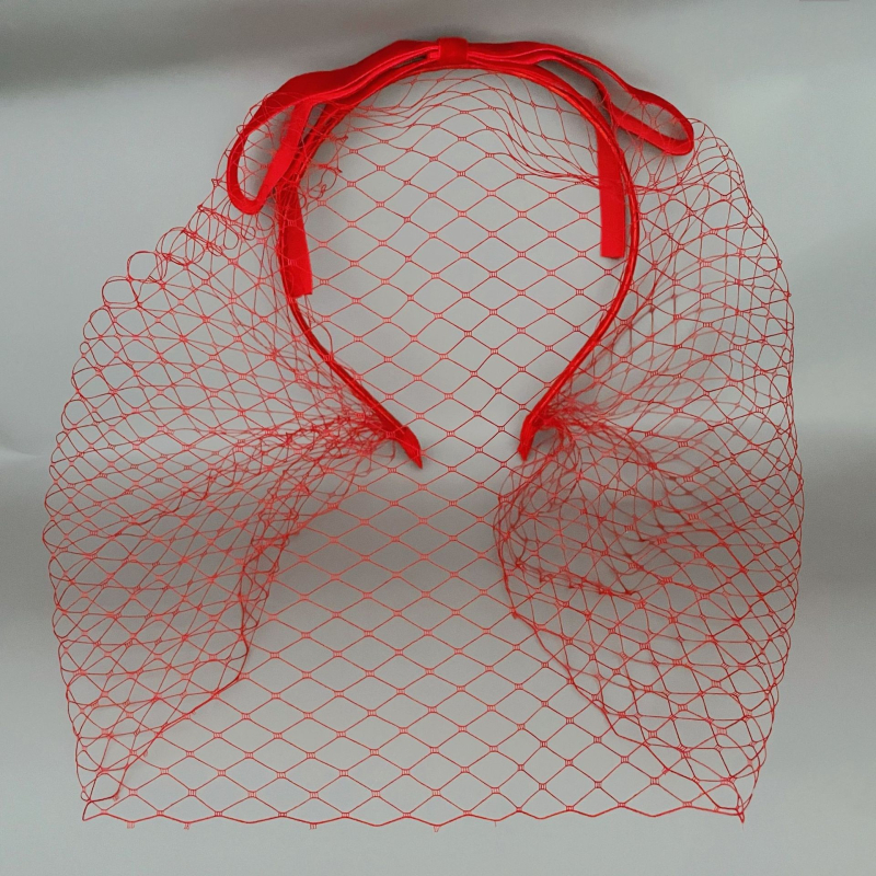 Amazoni juukseaksessuaarid, vintage-stiilis võrkmustriga juukseaksessuaarid, lipsuga looriga juuksekaardid, ballile pulmapeole mõeldud peakatted