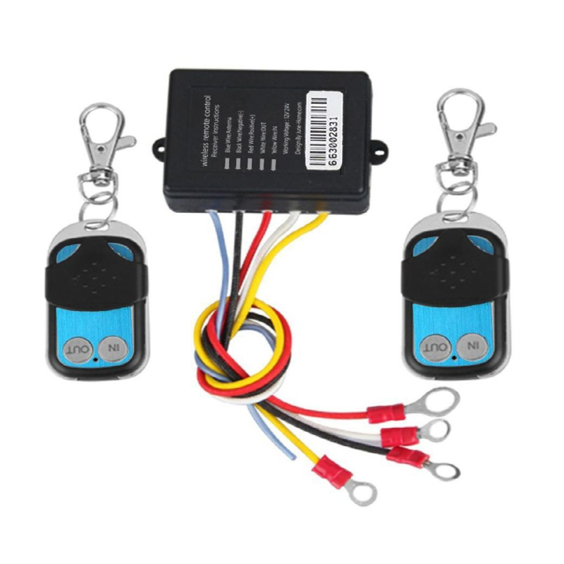 Vintsi kontroller 12V24V relee elektriline vintsi lüliti ankur traadita kaugjuhtimispult autole merele