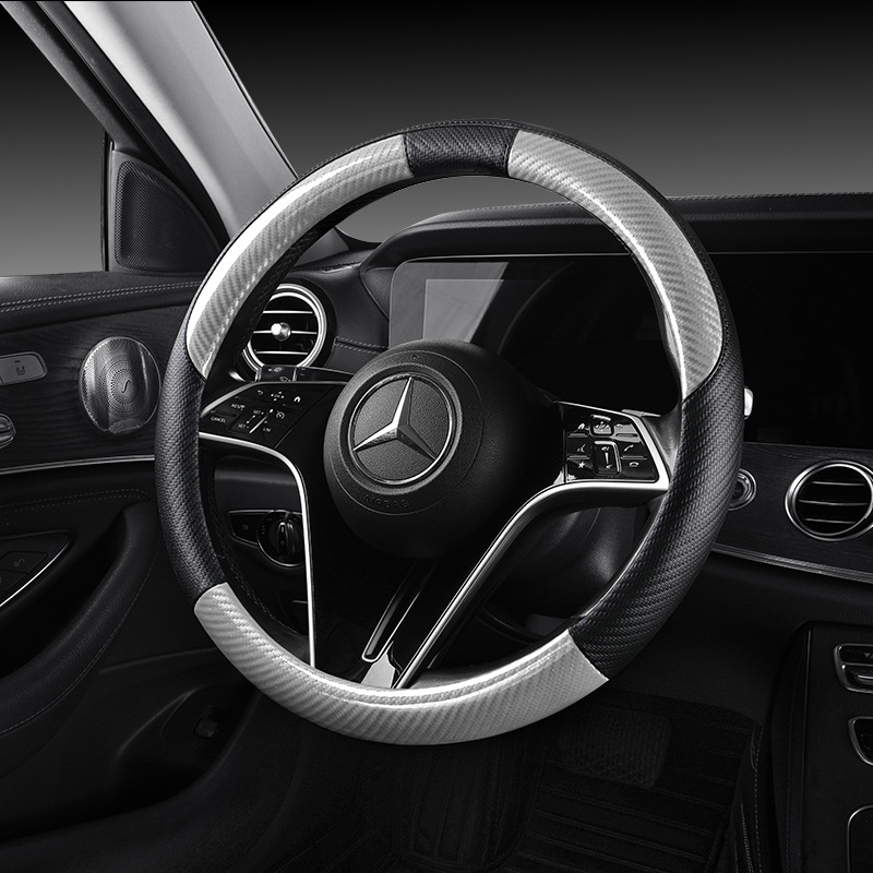 Piemērots Mercedes-Benz jaunajam C klases Alcantar automašīnas stūres rata pārsegam ar stūres pārvalku un salona modifikāciju pretslīdes aizsargu