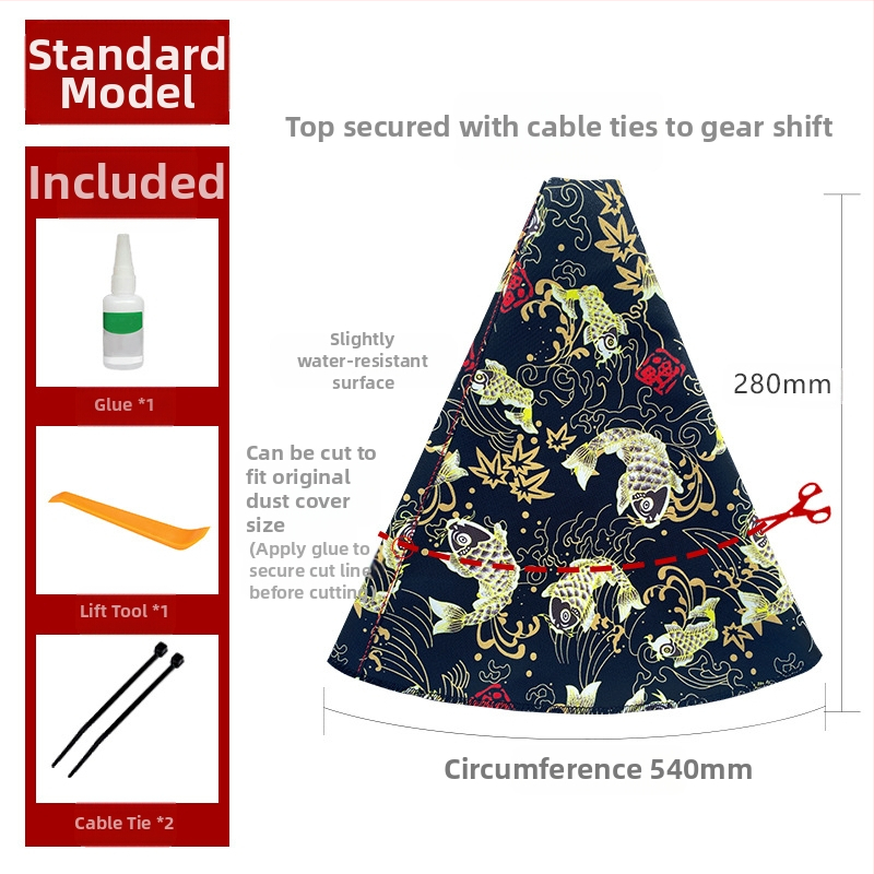 Auto modifikatsioon ja tuule tolmukate JDM isikupärastatud loominguline tolmukate käigukasti käepideme kate piiriülene kuum müük universaalne