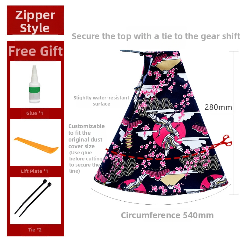 Auto modifikatsioon ja tuule tolmukate JDM isikupärastatud loominguline tolmukate käigukasti käepideme kate piiriülene kuum müük universaalne