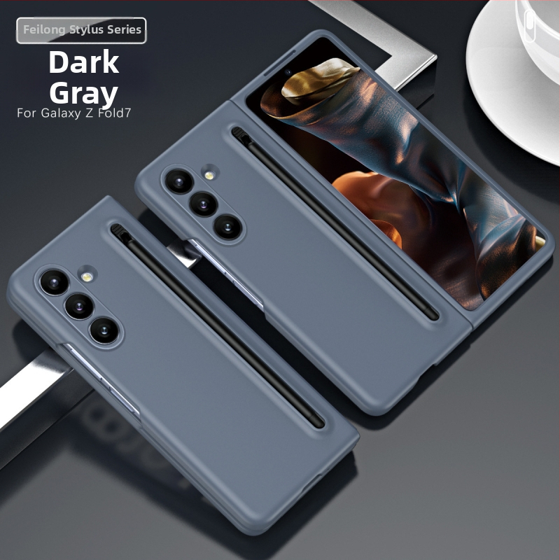 Sobib Samsung Z Fold7 mobiiltelefoni ümbrisele, ametlik samas stiilis kest ja kile integreeritud Stylus Fold6/5/4 kaitseümbrisega