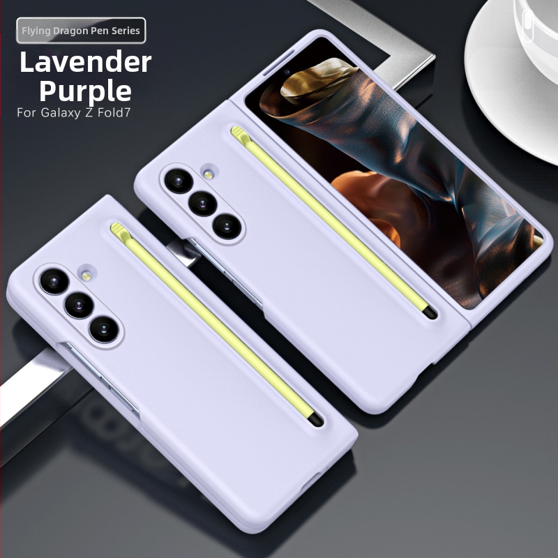 Sobib Samsung Z Fold7 mobiiltelefoni ümbrisele, ametlik samas stiilis kest ja kile integreeritud Stylus Fold6/5/4 kaitseümbrisega