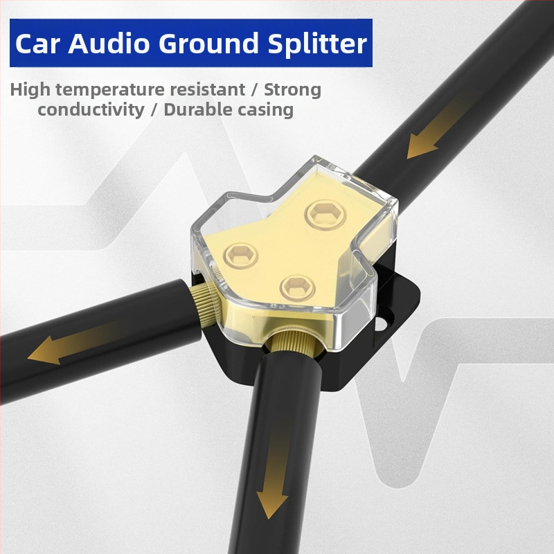 Cezhraničná dodávka rozbočovača pre modifikáciu zosilňovača autorádia, rozbočovača jeden na dva, rozbočovača jeden na štyri, rozbočovača hub