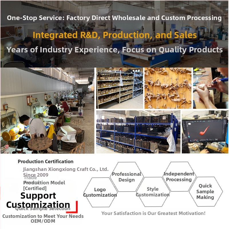 Лула от розово дърво Woody, трифункционална, суха лула, аксесоари за пушене на едро, чанта за тютюн, 9 мм, филтрирана, масивна дървена лула от сандалово дърво