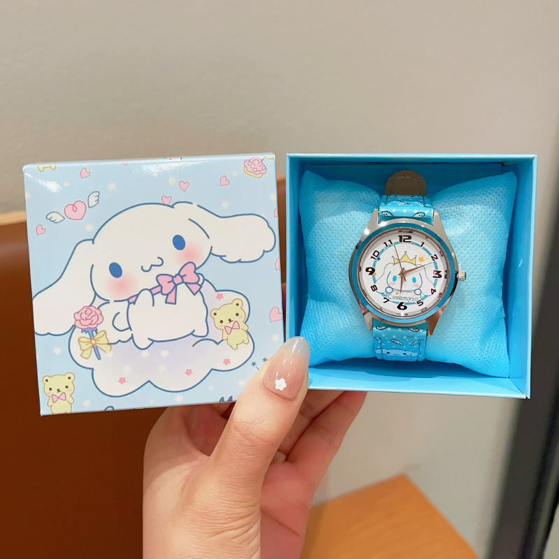 Sanrio bērnu dekoratīvais pulkstenis multfilmu elektroniskais pulkstenis zēniem un meitenēm. Laiks sūtīt dāvanas mazām meitenēm. Studentu aksesuāri.
