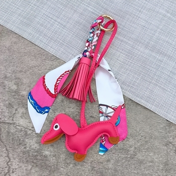 Piiriülene kuummüük PU taksi siidist sallist käekott, ripats nukust mobiiltelefoni ümbris ehte käekott dekoratiivne ripats nahast