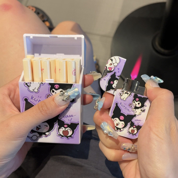 Internetikuulsuste sama koomiksiga coolomi täispuhutav tulemasin sigaretikarp 20 tükki paks terve pakend roosa leek tuulekindel kingitus tüdruksõpradele