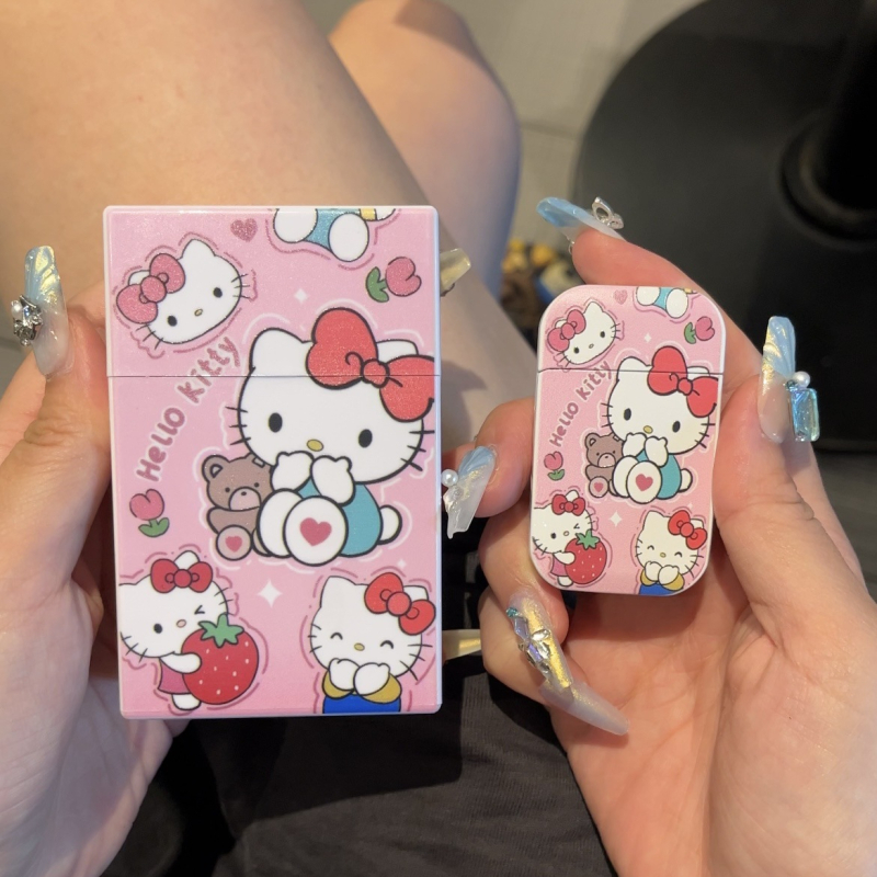 Internetikuulsuste sama koomiksiga coolomi täispuhutav tulemasin sigaretikarp 20 tükki paks terve pakend roosa leek tuulekindel kingitus tüdruksõpradele