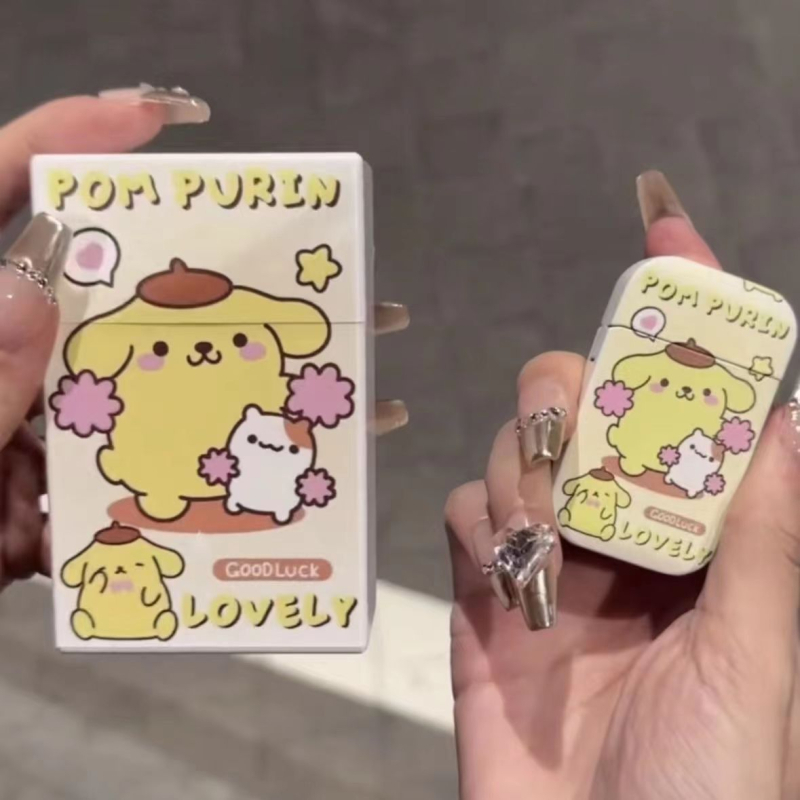 Internetikuulsuste sama koomiksiga coolomi täispuhutav tulemasin sigaretikarp 20 tükki paks terve pakend roosa leek tuulekindel kingitus tüdruksõpradele