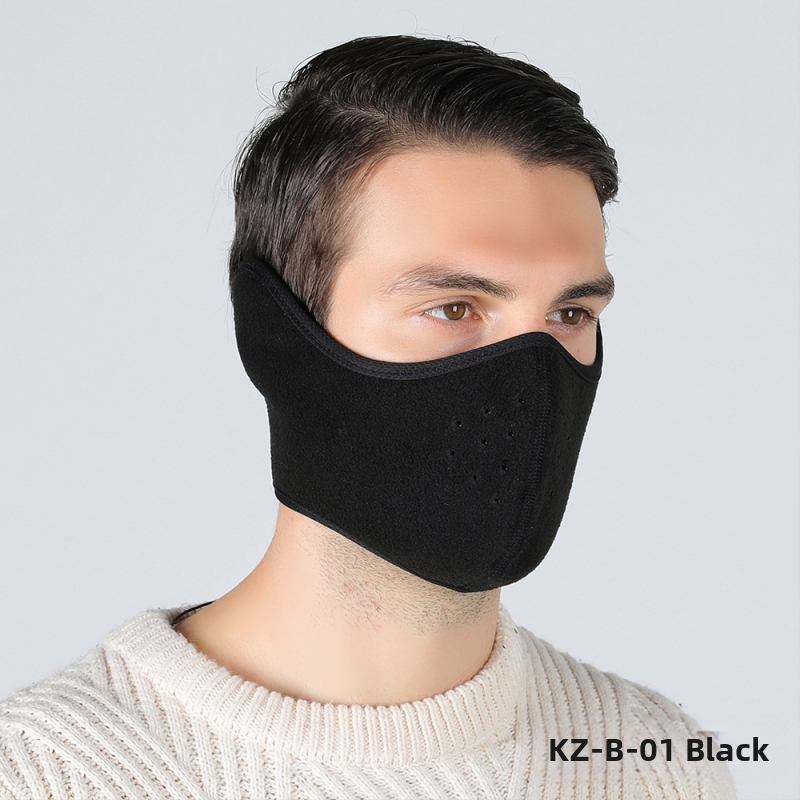 Talvine õues suusamask Jalgrattasõidu soe jalgrattasõidumask Kapuutsiga tuulekindel mask Kõrvakaitsemask