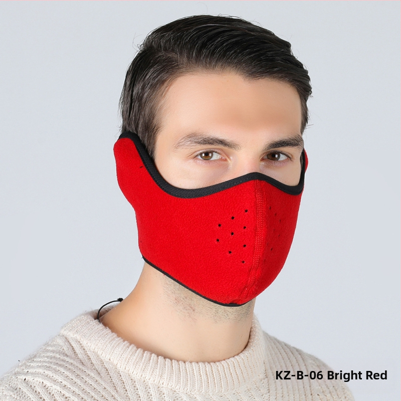 Talvine õues suusamask Jalgrattasõidu soe jalgrattasõidumask Kapuutsiga tuulekindel mask Kõrvakaitsemask