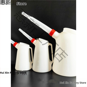 Paksendatud õlikann 4S töökoja autode ja laevade määrdeõli plastist pika otsikuga õlikann õlikann skaala ja kaanega õlihaaratsiga