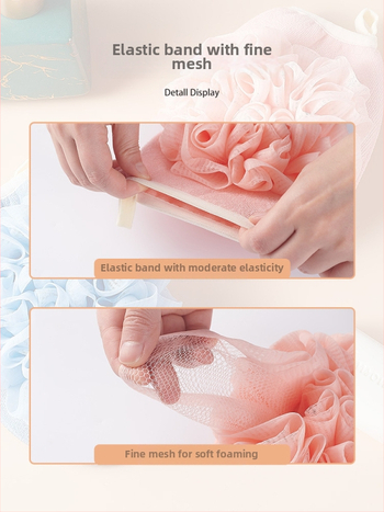 ♤ Hulgimüük kaheotstarbeline vannirätik kaks-ühes mittekahjustav nahavannirätik peene liivaga pehme vannikinnas seljale hõõrumiseks