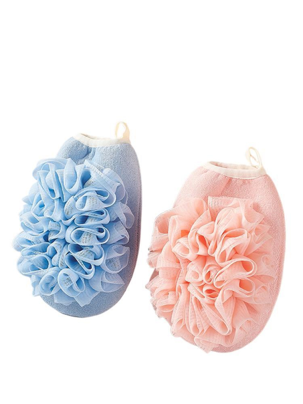 ♤ Hulgimüük kaheotstarbeline vannirätik kaks-ühes mittekahjustav nahavannirätik peene liivaga pehme vannikinnas seljale hõõrumiseks