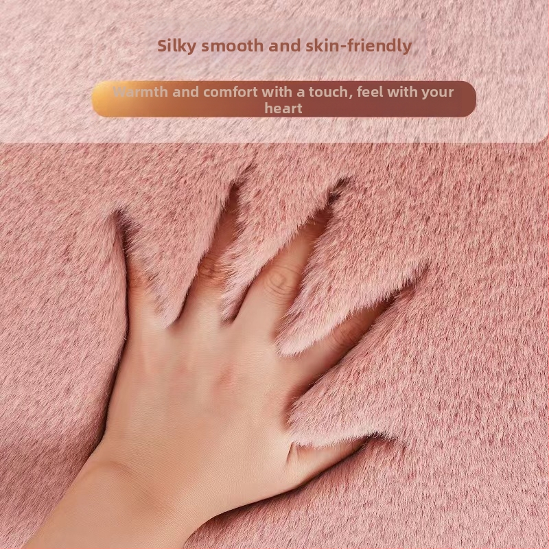 Zimný vankúš do autosedačky s voľným viazaním, teplý univerzálny vankúš do sedadla, imitácia králičej kožušiny, protišmykový zahustený vankúš do autosedačky, veľkoobchodný vankúš do auta