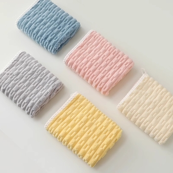 Uus bambusest sametist lainelise servaga ühekihiline korallist sametist dušimüts, pehme imav turban, täiskasvanutele mõeldud majapidamiskommivärvi dušimüts