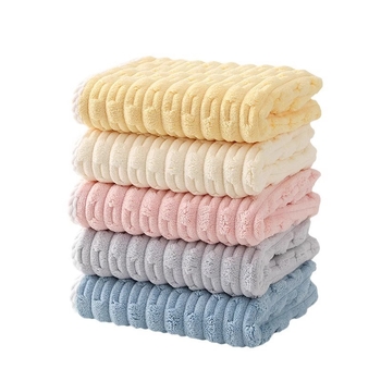 Uus bambusest sametist lainelise servaga ühekihiline korallist sametist dušimüts, pehme imav turban, täiskasvanutele mõeldud majapidamiskommivärvi dušimüts