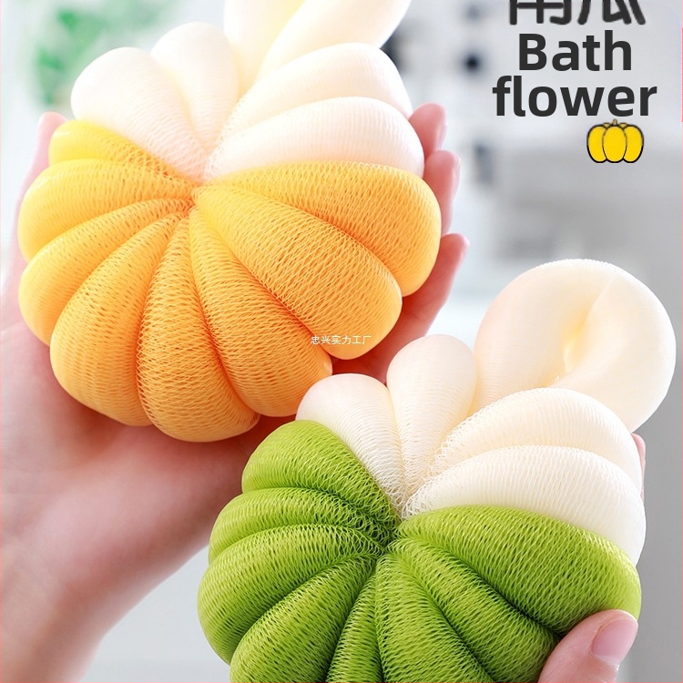 Kúpeľová loptička, kvetinová loptička do kúpeľa, detská kúpeľová loptička, super mäkká dámska kúpeľová loptička, kvetinová bublinová kúpeľ pre mužov