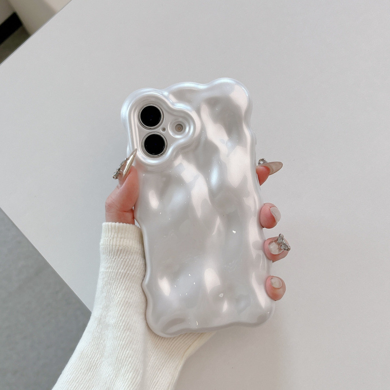 Nišas augstas kvalitātes galvanizēts apvalks iPhone16pro max mobilā tālruņa apvalkam Apple 15 new 14/13 creative