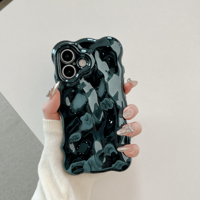 Nišas augstas kvalitātes galvanizēts apvalks iPhone16pro max mobilā tālruņa apvalkam Apple 15 new 14/13 creative