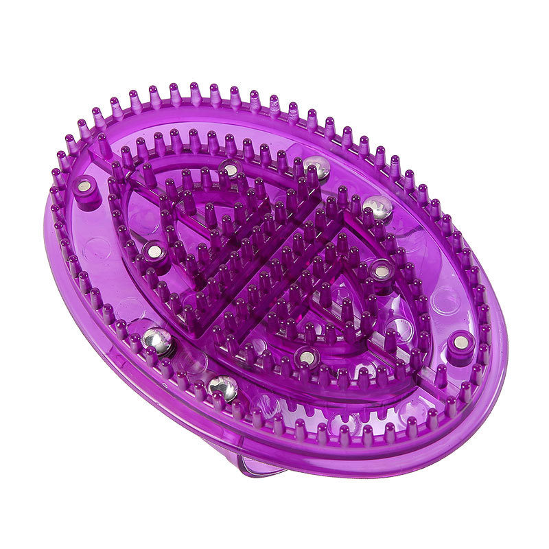 Mitmekülgne hari eeterliku õli massaažihari kehale universaalne süvenduskõht kõhu kraapimine Kaljukitse pehme hari magnetilise viieelemendilise silikooniga