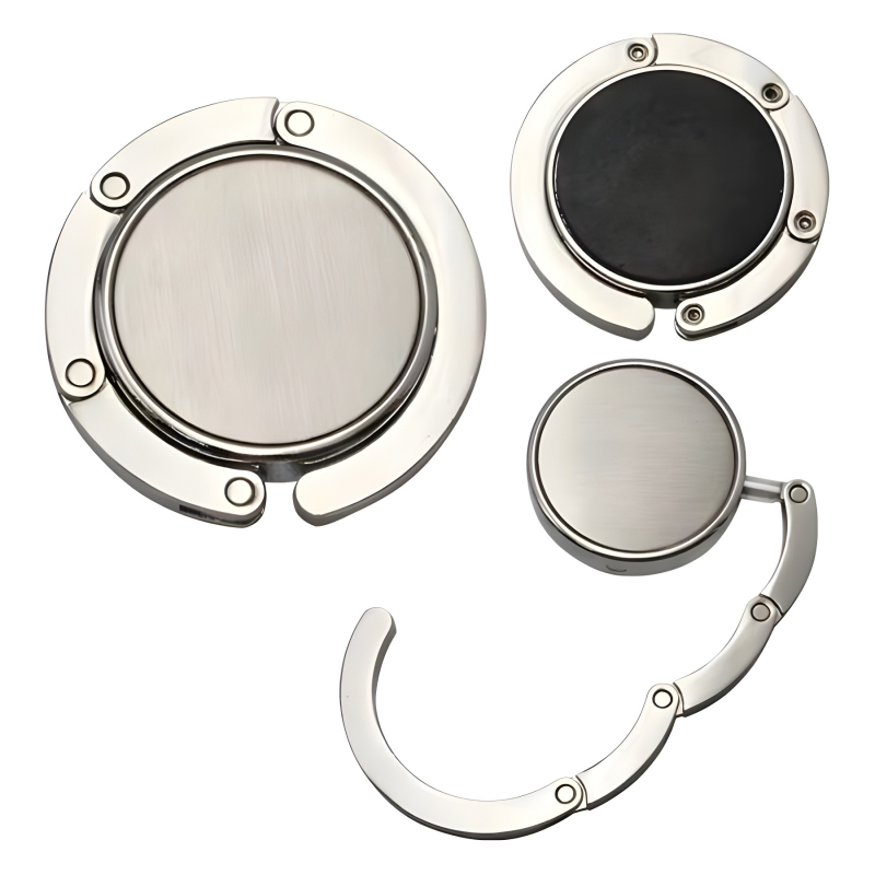 E-kaubanduse eksport Uute vidinate värvitud õlivärviga neljaleheline ristik ristik ümmargune brändi käekott konksuga käekoti rippuv