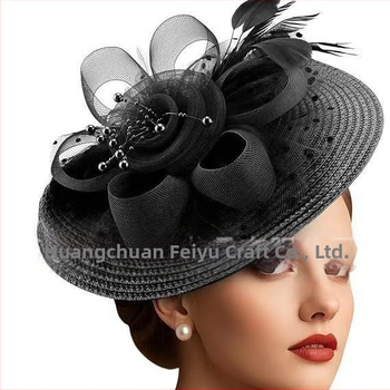 Populaarsed Amazoni väikesed mütsid, Euroopa ja Ameerika pruudi peakatted, Halloweeni võrgusilma sulgedest juuste aksessuaarid, džokiklubi müts